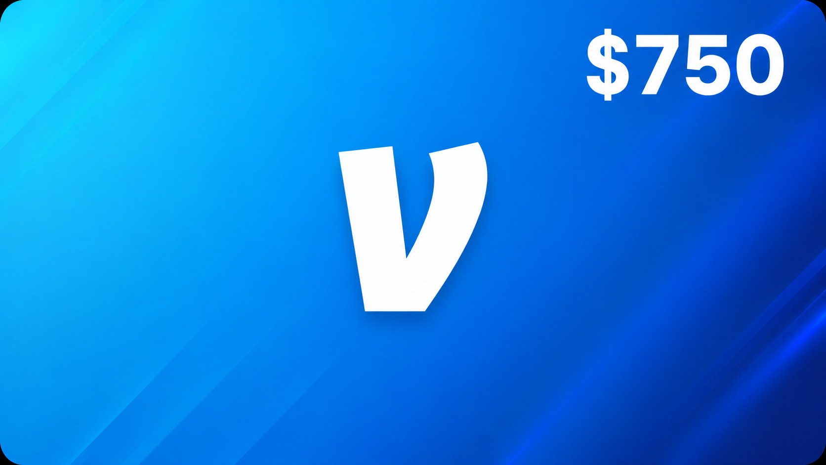 $750 Venmo reward artwork